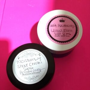 Limited Edition Set Sunlit Apothecary handmade beauty Salt scrub and shave cream